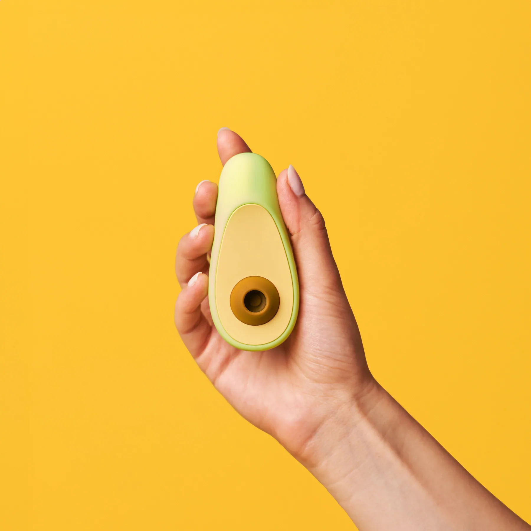 Avocado vibrator — texture detail